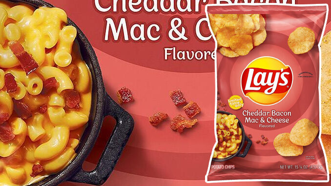 Lay's Cheddar Bacon Mac & Cheese Chips Available Now At Sam's Club - Chew  Boom