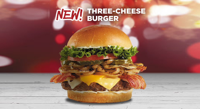 Three Cheese Burger