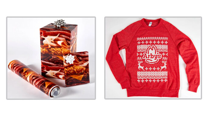 Arby’s Launches Holiday Shop Featuring All The Meats Wrapping Paper And More