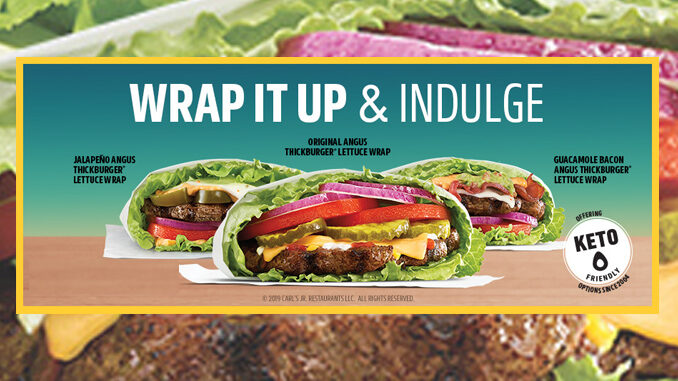 Carl’s Jr. And Hardee’s Put Together Keto-Friendly Lettuce Wrap Lineup