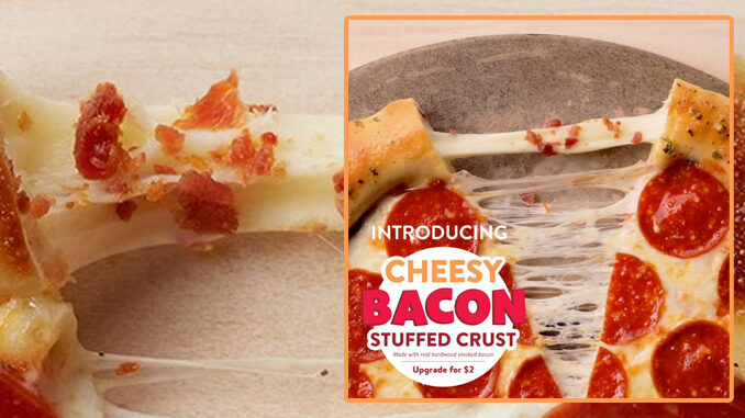 Chuck E. Cheese Adds New Cheesy Bacon Stuffed Crust