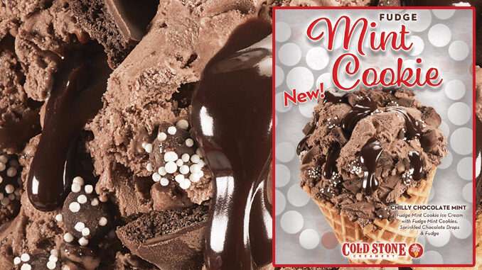 Cold Stone Creamery Debuts New Fudge Mint Cookie Ice Cream As Part Of 2019 Holiday Flavor Line-Up