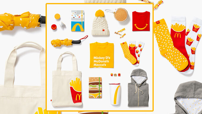 McDonald’s Debuts Golden Arches Unlimited – A New Branded Apparel And Accessories Online Shop