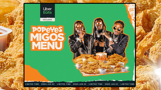 Migos Teams Up With Uber Eats And Popeyes To Launch Exclusive Migos Menu