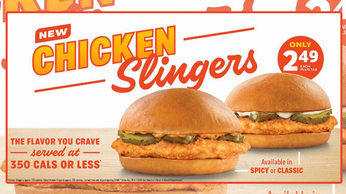 New Chicken Slingers Spotted At Sonic