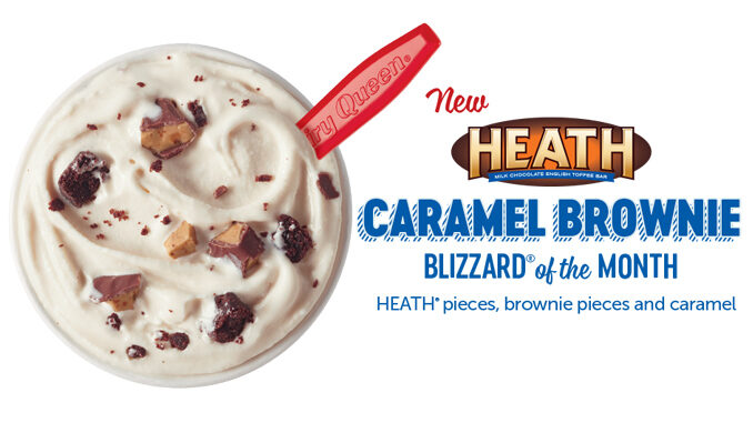 New Heath Caramel Brownie Blizzard Is Dairy Queen’s Blizzard Of The Month For January 2020