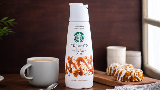 Starbucks Unveils New Toffeenut Creamer Flavor