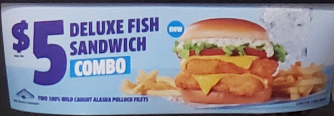 $5 Deluxe Fish Sandwich Combo