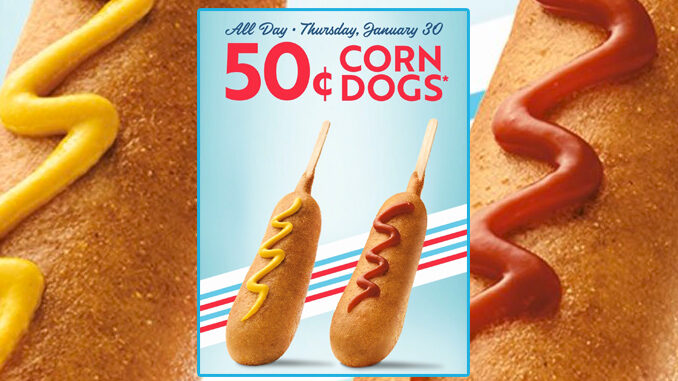 50-Cent Corn Dogs At Sonic On January 30, 2020