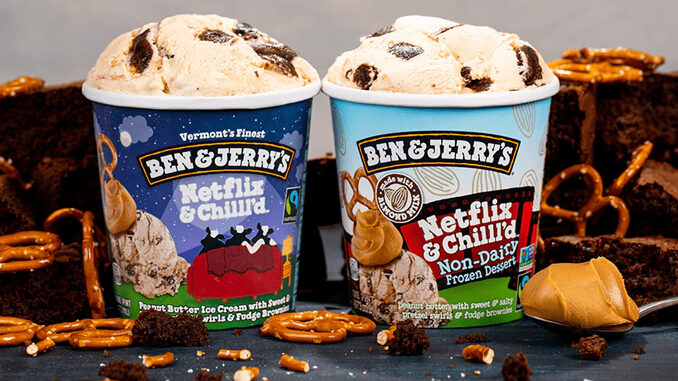 Ben & Jerry's Teams Up With Netflix For New Netflix & Chill’d Flavor