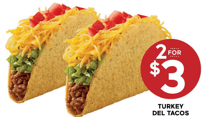 Del Taco Brings Back Turkey Del Tacos At 2 For $3