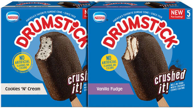 Drumstick Unveils New ‘Crushed It!’ Cookie Crumb Coated Ice Cream Bars