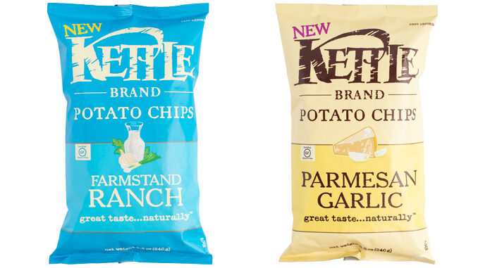 Kettle Brand Unveils 2 New Potato Chip Flavors: Farmstand Ranch And Parmesan Garlic