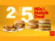 McDonald’s Welcomes Back 2 For $5 Mix & Match Deal