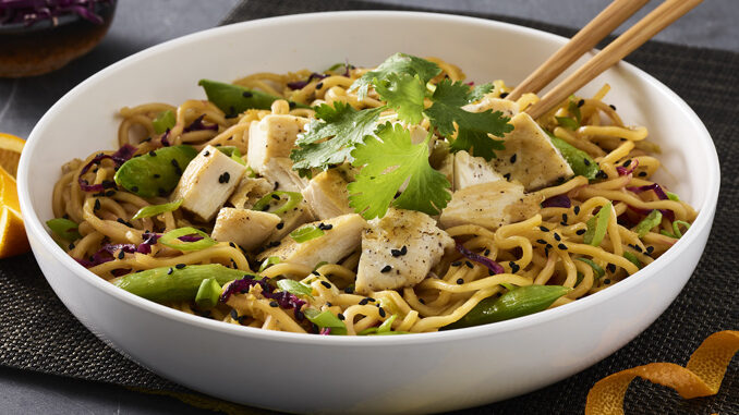 Noodles & Company Introduces New Grilled Orange Chicken Lo Mein Alongside Returning Zucchini Shrimp Scampi
