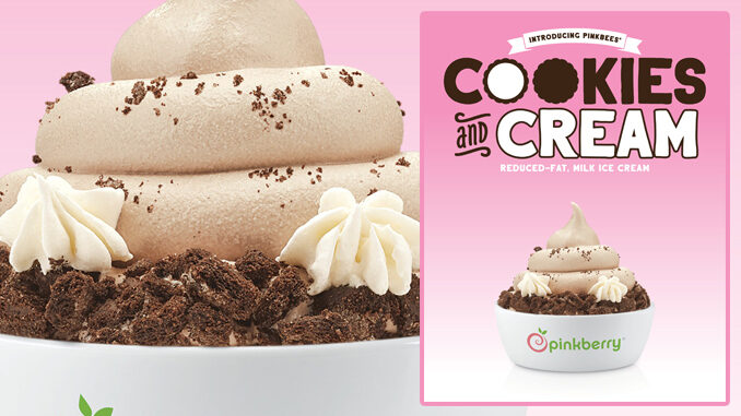 Pinkberry Introduces New Pinkbee's Cookies And Cream Reduced-Fat Milk Ice Cream