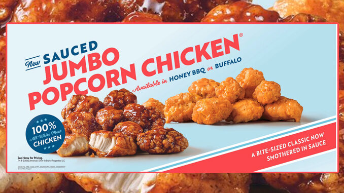 Sonic Adds New Sauced Jumbo Popcorn Chicken