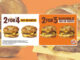 Burger King Puts Together New 2 for $5 Double Mix Or Match Croissan'wich Breakfast Sandwiches Deal