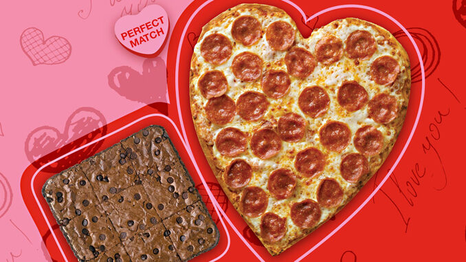 Heart-Shaped Pizzas Return To Papa John's On February 10, 2020