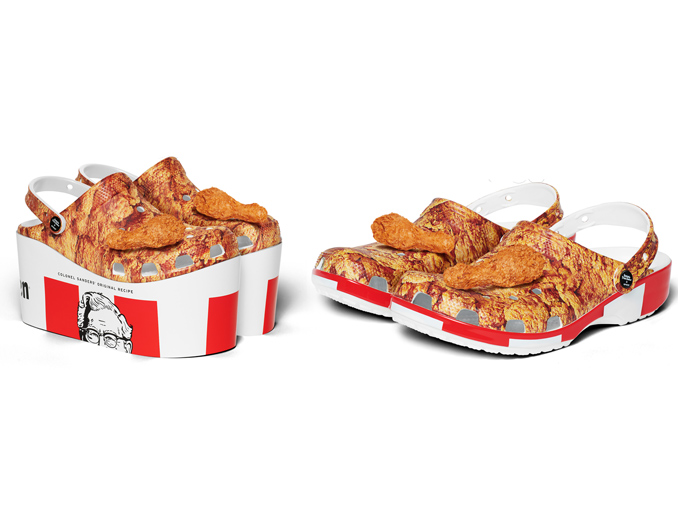 brænde Mekanisk Kirkegård KFC Unveils Limited-Edition Chicken-Inspired Clogs By Crocs - Chew Boom