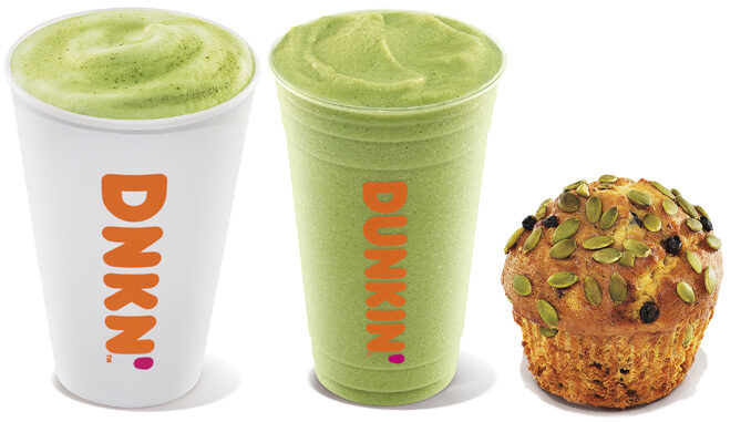 New Matcha Lattes And Protein Muffin Coming To Dunkin’ On February 26, 2020