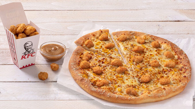 Pizza Hut Bakes Up New KFC Popcorn Chicken Pizza In The UK