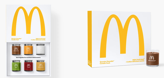 Quarter Pounder Scented Candle Pack