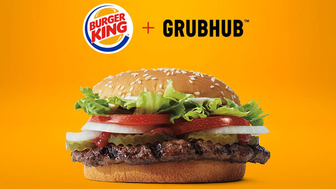 Burger King Offers Free Delivery Via Grubhub On Orders Of $10 Or More Through March 29, 2020