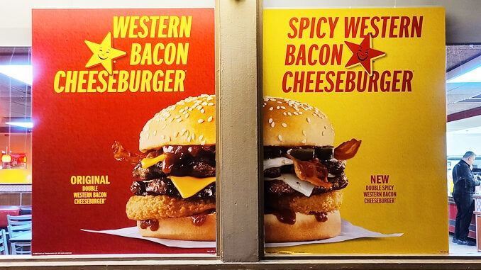 Carl’s Jr. Spotted Selling New Spicy Western Bacon Cheeseburger