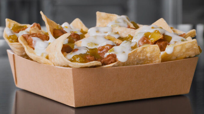 Free Queso Nachos With Any Purchase Through The Del Taco App For A Limited Time