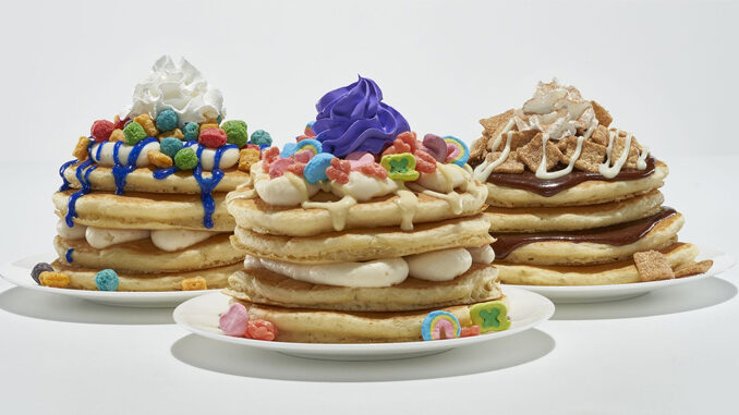 IHOP Introduces New Cereal Pancakes And New Cereal Milkshakes
