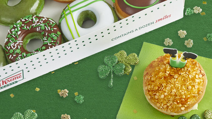 Krispy Kreme Unveils New Leprechaun Trap Doughnut As Part Of 2020 St. Patrick’s Day Lineup