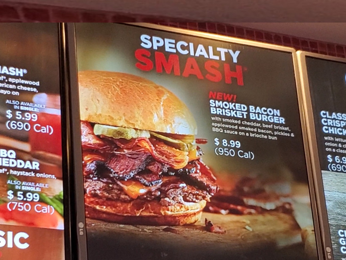 New Smoked Bacon Brisket Burger Spotted At Smashburger Chew Boom,Sea Bass Recipes Gordon Ramsay