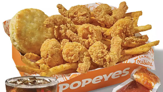 Popeyes Welcomes Back $5 Butterfly Shrimp Tackle Box