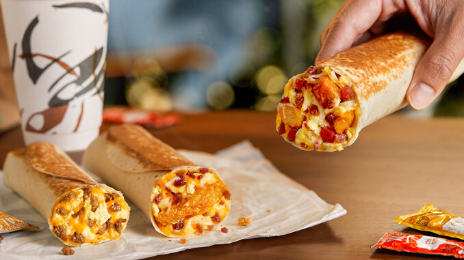 Taco Bell Reveals New Toasted Breakfast Burrito Menu - Chew Boom