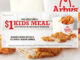 Arby’s Offers $1 Kids Meal Deal With Purchase Of One Regular Priced Meal Through April 19, 2020