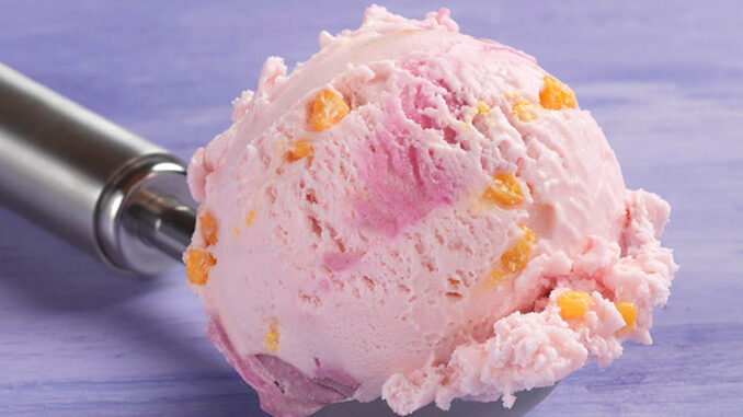 Baskin-Robbins Debuts New Cotton Candy Crackle Ice Cream