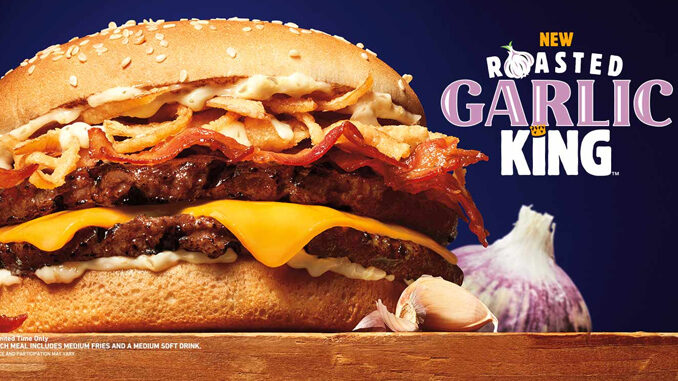 Burger King Debuts New Roasted Garlic King Sandwich In Canada