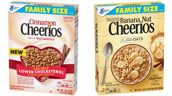 General Mills Introduces New Cinnamon Cheerios, Brings Back Banana Nut Cheerios