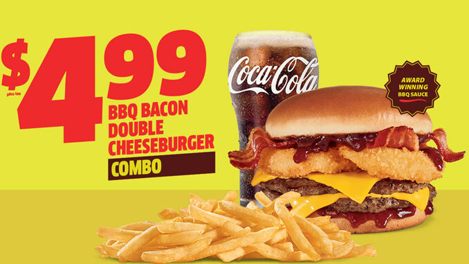 Jack In The Box Brings Back $4.99 BBQ Bacon Double Cheeseburger Combo Deal