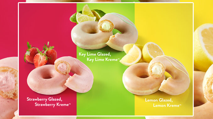 Krispy Kreme Unveils New Fruit-Flavored Glazes