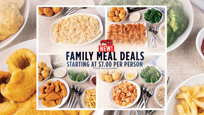 New Family Meal Deals Arrive At Red Lobster