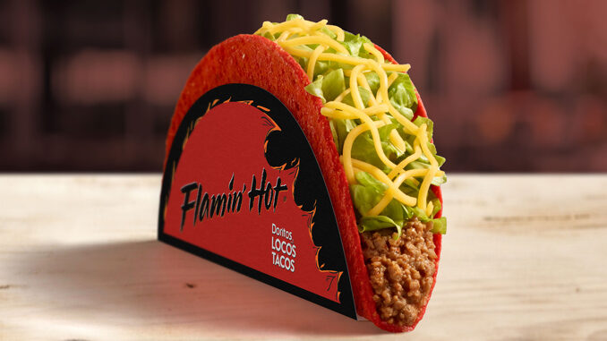 Taco Bell Launching New Flamin’ Hot Doritos Locos Tacos Nationwide On April 16, 2020
