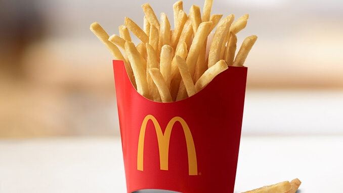 McDonald’s Offers Free Medium Fries With $1 Minimum App Purchase Through June 28, 2020