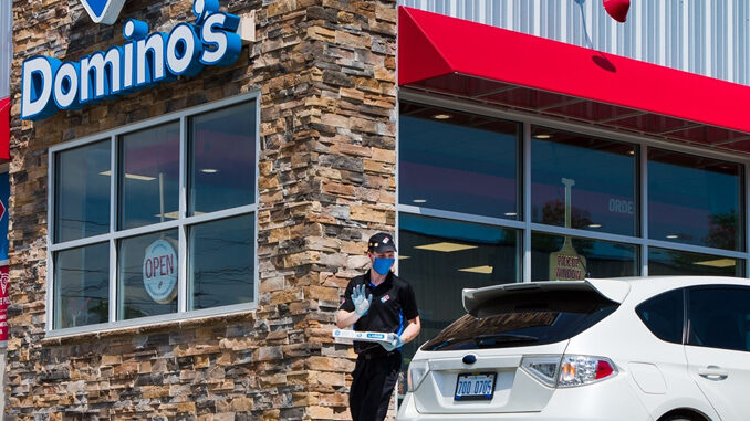 Domino’s Offers New Contactless Carside Delivery Option