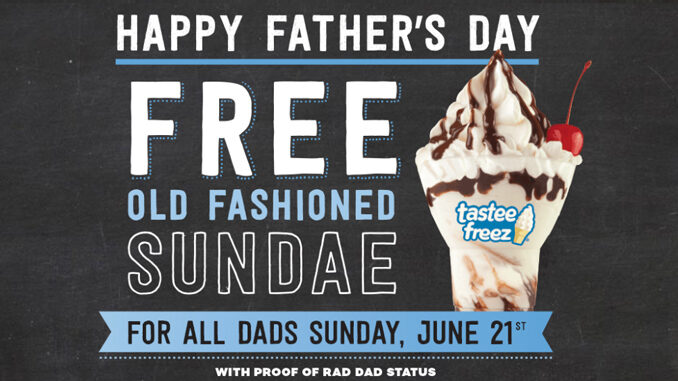 Free Old Fashioned Sundae For All Dads At Wienerschnitzel On June 21, 2020