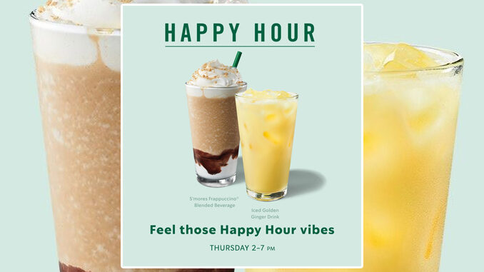 Happy Hour Is Back At Starbucks