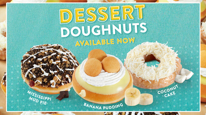 Krispy Kreme Launches 3 New Dessert Doughnuts