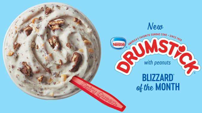 New Nestle Drumstick Blizzard Is The July 2020 Blizzard Of The Month At Dairy Queen