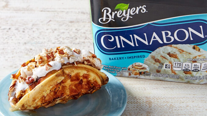 Breyers Churns Out New Cinnabon Bakery-Inspired Frozen Dairy Dessert